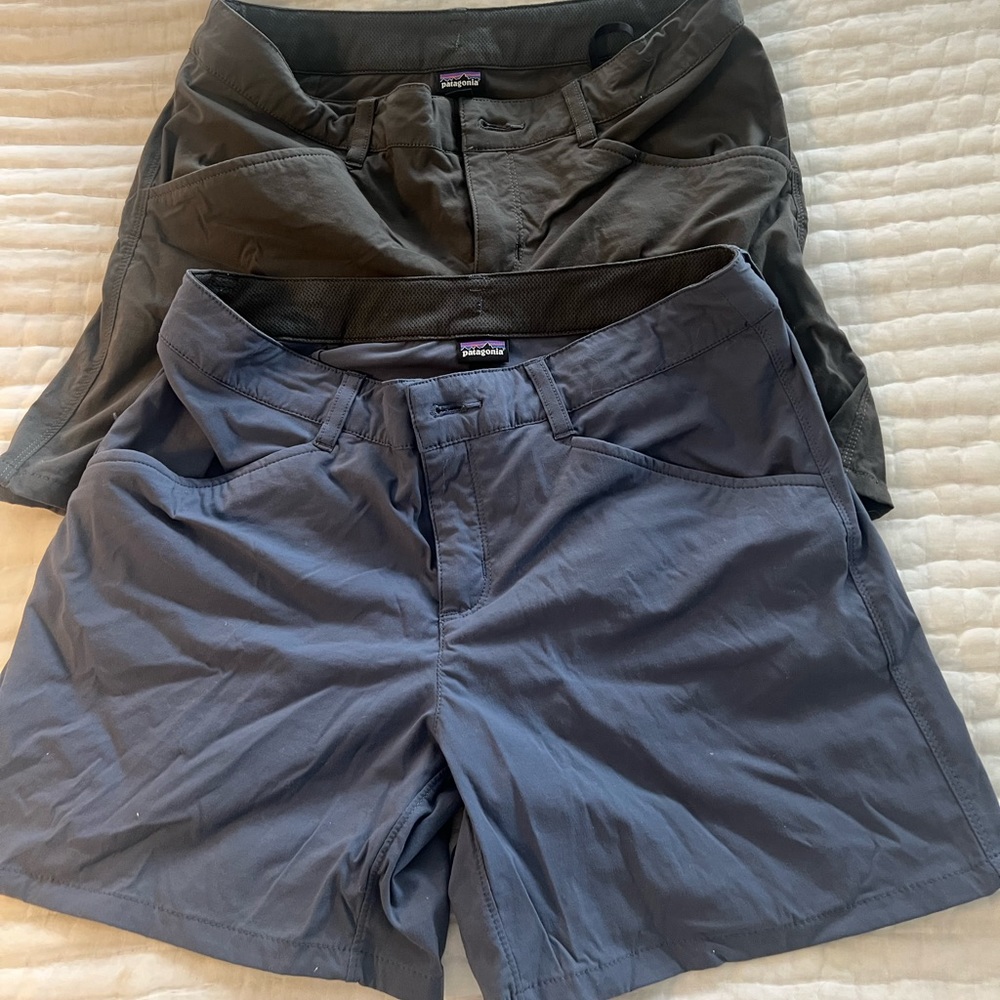 Lot of 2 Patagonia hiking shorts, size 4